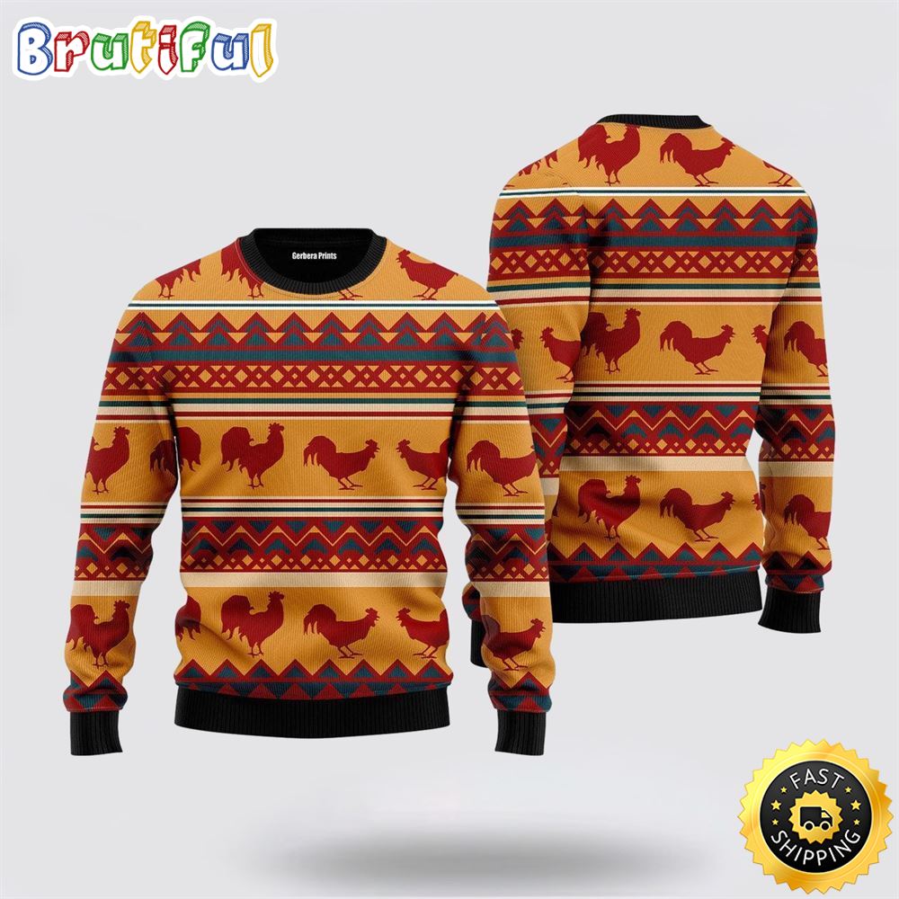 Amazing Chicken Ugly Christmas Sweater Christmas Gift For That Everyone Will Love