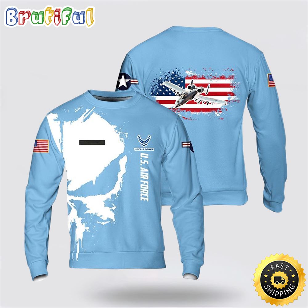 US Air Force Fairchild Republic A-10 Thunderbolt II Sweater 3D